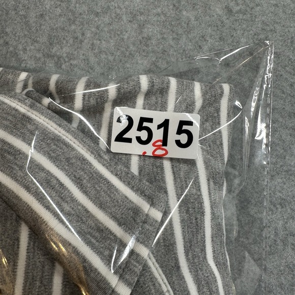 Vintage Polo Ralph Lauren Pima Soft Touch Striped Grey White Polo L - Picture 7 of 7